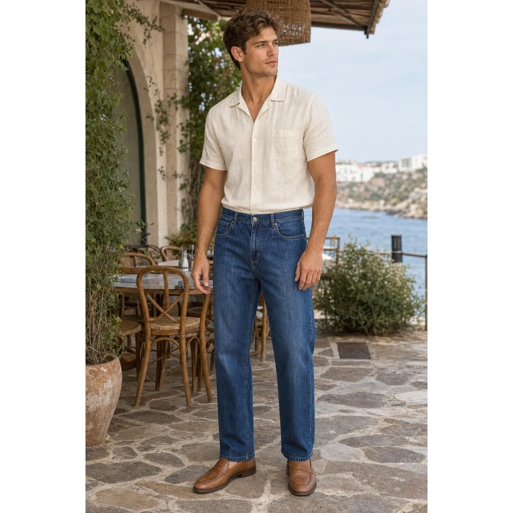 Tommy Bahama Cayman Island Relaxed Jeans Men's 40x30 Blue Measured 40x27.75